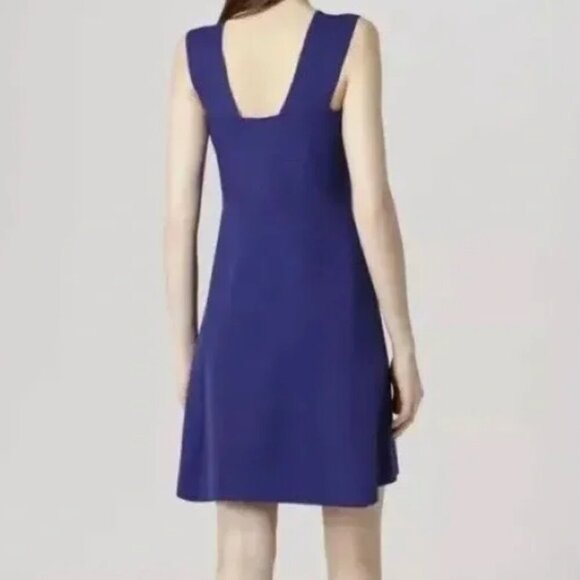 Reiss Archive Jamie Dress Blue Bandage Flare Size 4 - Picture 2 of 7